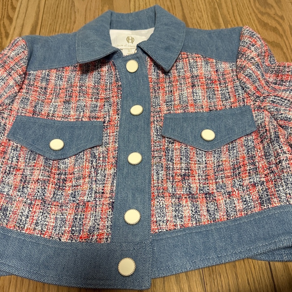 House of Harlow 1960 Multicolor Tweed Jacket - Picture 7 of 10